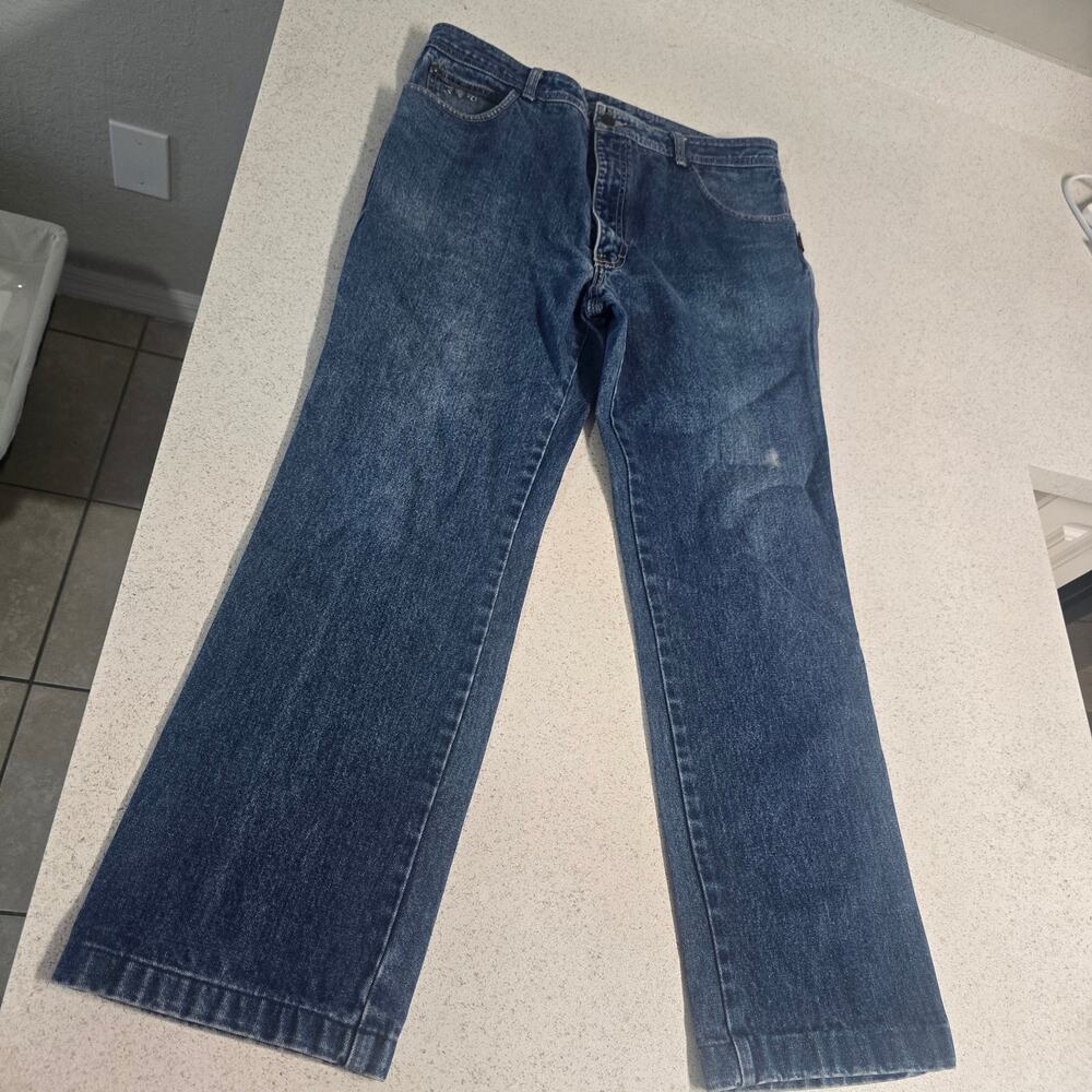 Vintage Sergio Valente Men's Jeans 38x36 Tagged Medium Wash Made in Hong Kong